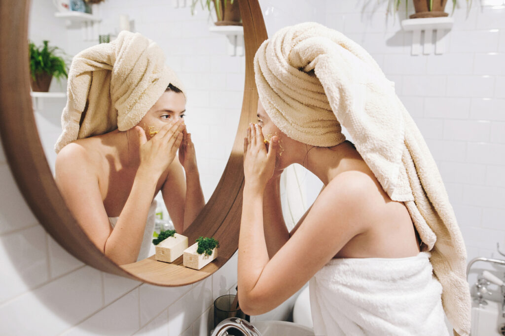 Peau grasse routine